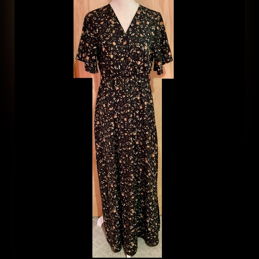 Floral Maxi Dress - EUC